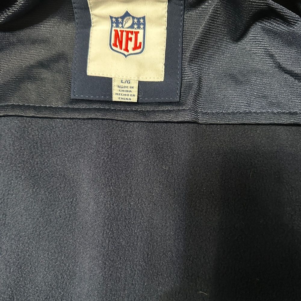 Seattle Seahawks Blue Jacket Men’s Large NFL Full Zip Soft Shell Super Bowl - Picture 8 of 10